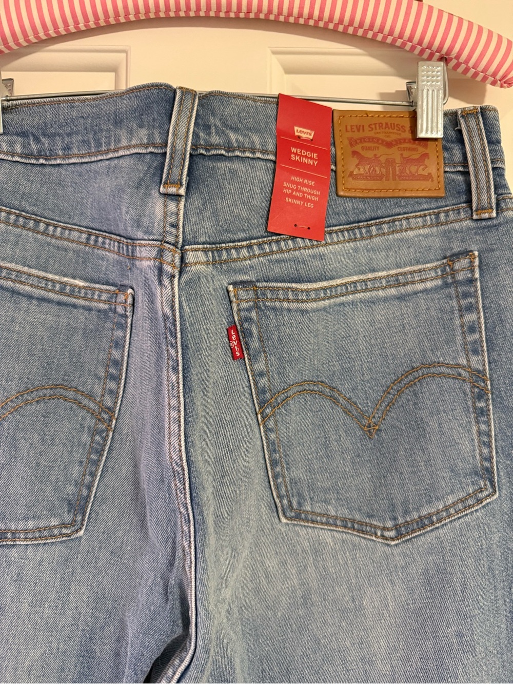 Levi's Women's Wedgie Skinny Jeans - Light Blue